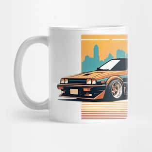 80s Japan Retro Drift Car Mug